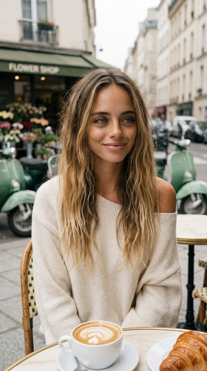 Anna — Paris, Morning café