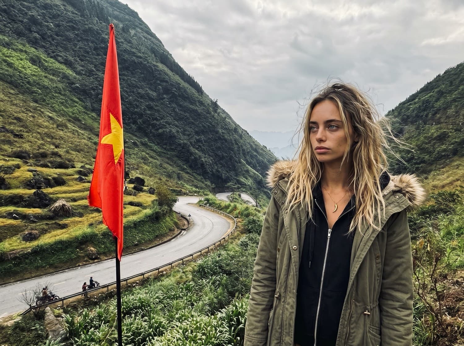 Anna — Vietnam, Motorbike in the mountains
