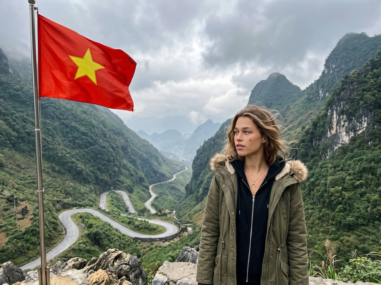 Zosia — Vietnam, Motorbike in the mountains